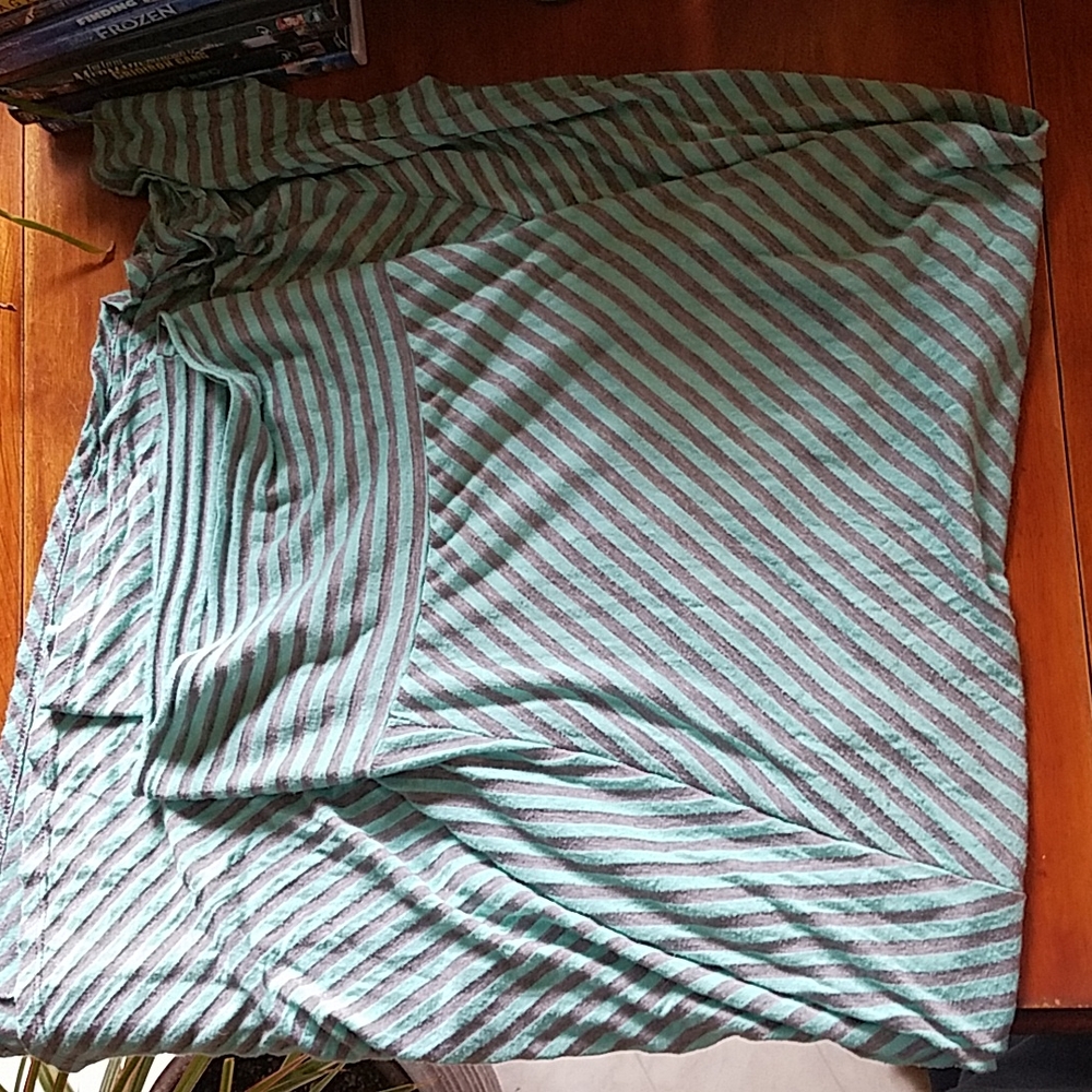 Lily Rose Teal/Grey Maxi Skirt